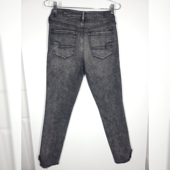 American Eagle Outfitters Next Level Stretch Jeggings Crop 8 Long - Picture 2 of 8